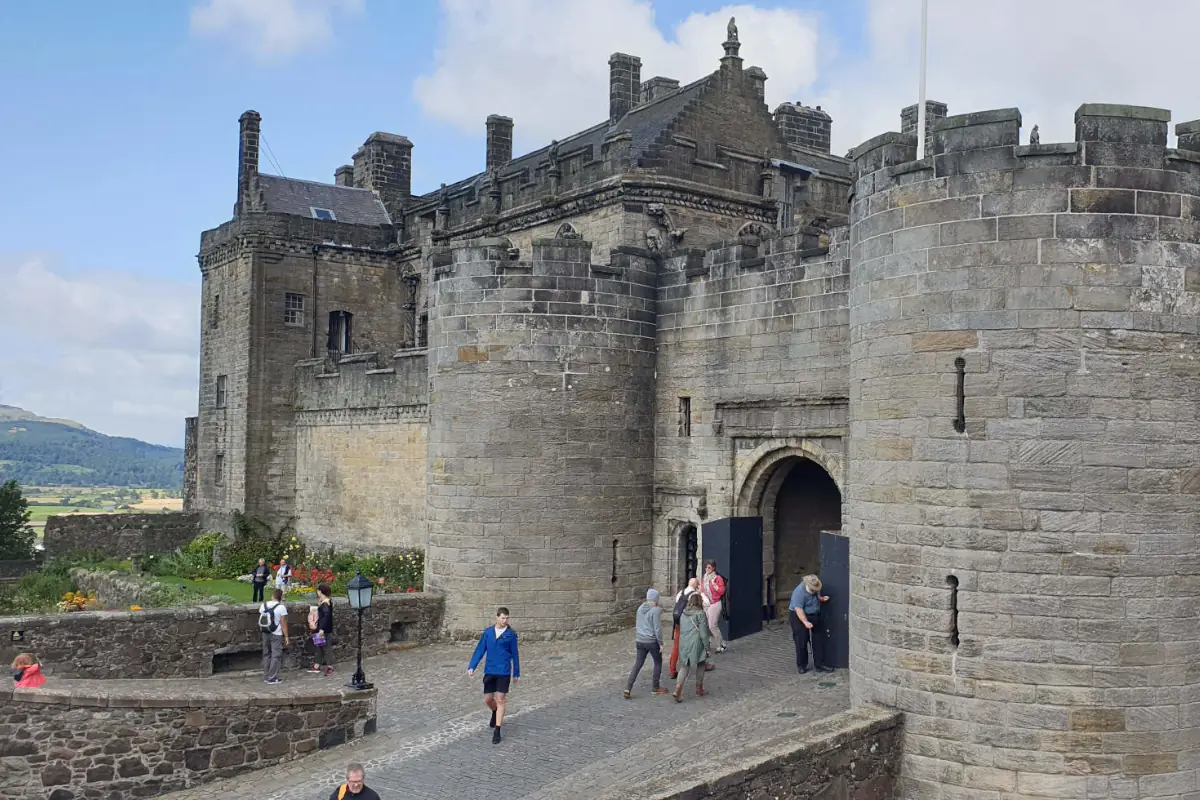 The gatehouse of Stirling Castle - Scotland day tour from Edinburgh